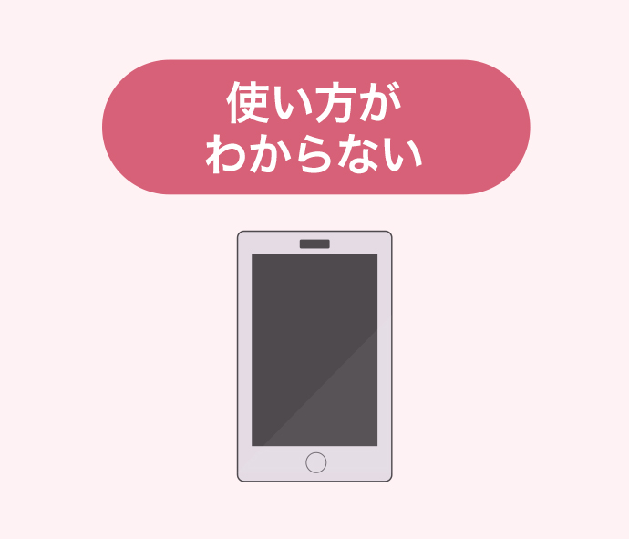 使い方がわからない